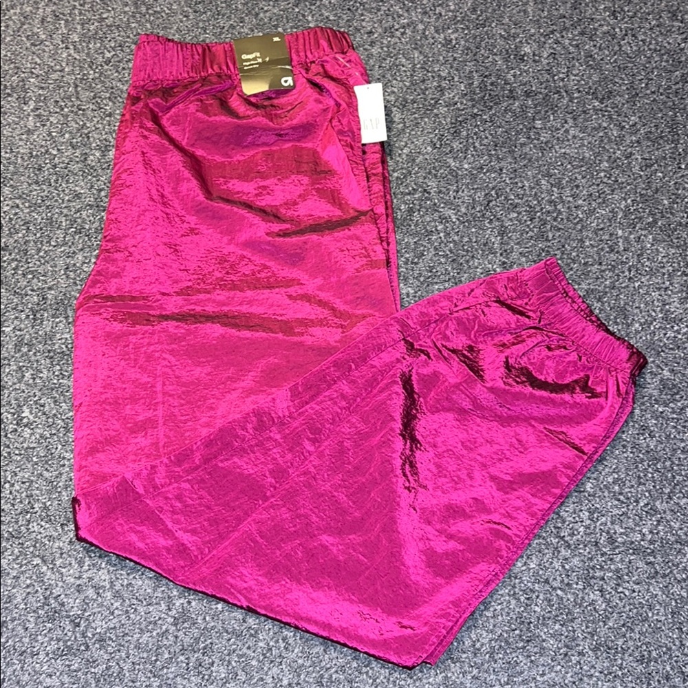 GAP Pink Track Pants with Elastic Fit